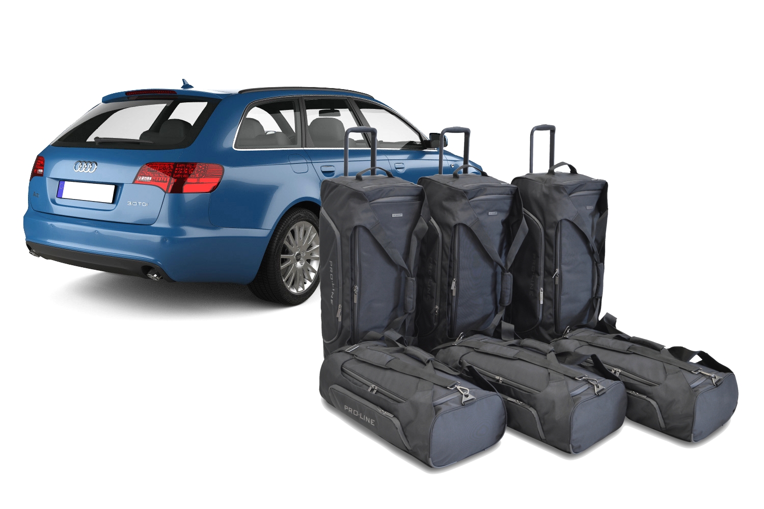 Sets de sacs de voyage adaptée à Audi A6 Avant (+ Allroad) (C6) (6 sacs), Faire vos bagages rapide & pratique € 379, Car-Bags, Sacs de voiture Audi