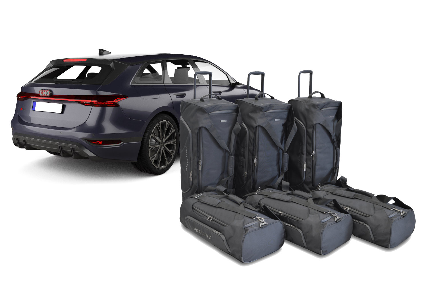 Travel bag set suitable for Audi A6 Avant e-tron (GH) 2024-present wagon Pro.Line