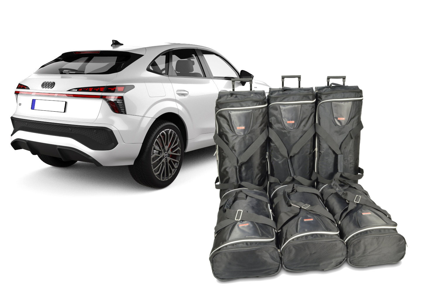 Set de sacs de voyage convient à Audi Q3 Sportback (FJ) 2025-présent 5 portes bicorps Original Set de sacs de voyage convient à Audi Q3 Sportback (FJ) 2025-présent 5 portes bicorps Original