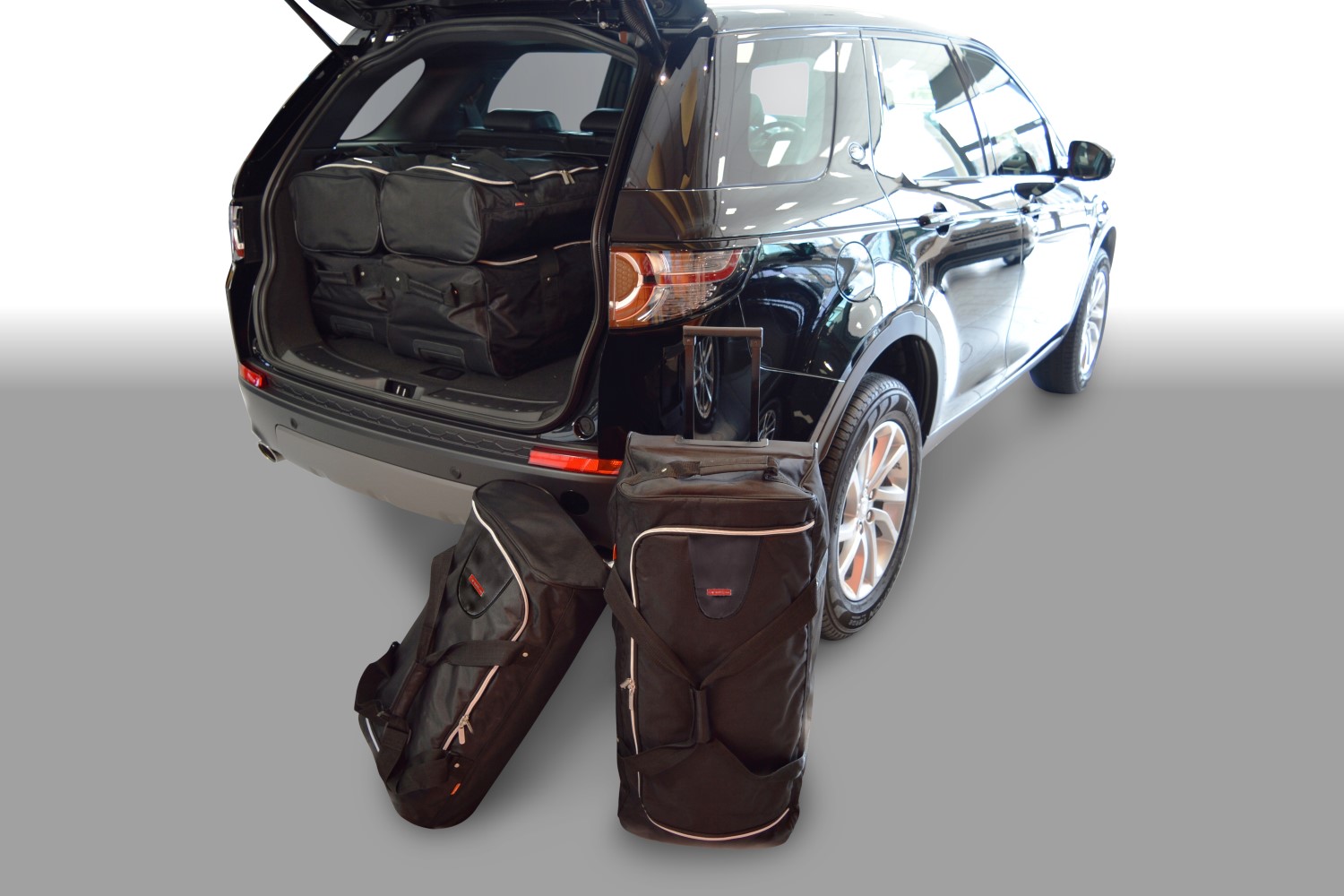  Doublure Coffre à Couverture complète Voiture, pour Land Rover  Discovery Sport (L550, 7-Seat) 2015-2019 Couverture complète Coffre arrière  Voiture en Cuir-Tapis Coffre,E