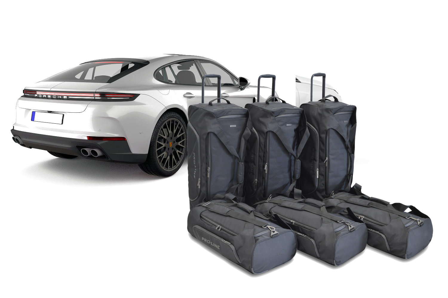 Set de sacs de voyage convient à Porsche Panamera III (972) 2023-présent 5 portes bicorps Pro.Line