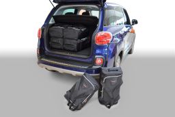 Fiat 500L 2012- 5 door Car-Bags.com travel bag set (1)