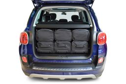 Fiat 500L 2012- 5 door Car-Bags.com travel bag set (4)