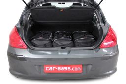 Peugeot 308 I 2007-2013 3 & 5 door Car-Bags.com travel bag set (2)