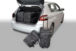 Peugeot 308 II 2013- 5 door Car-Bags.com travel bag set (1)