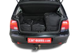 Volkswagen Golf IV (1J) 1997-2003 3 & 5 door Car-Bags.com travel bag set (3)