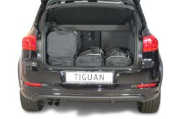 Volkswagen Tiguan (5N) low boot floor 2007-2015 Car-Bags.com travel bag set (3)