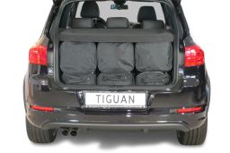 Volkswagen Tiguan (5N) low boot floor 2007-2015 Car-Bags.com travel bag set (4)