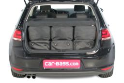 Volkswagen Golf VII incl. e-Golf (5G) 2012- 3 & 5 door Car-Bags.com travel bag set (4)