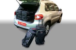 Volkswagen Tiguan (5N) high boot floor 2007-2015 Car-Bags.com travel bag set (1)